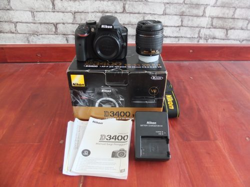 Nikon D3400 Kit 18-55mm VR2 Bluethoooth | Jual Beli Kamera Surabaya