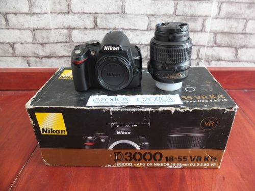Nikon D3000 Kit 18-55VR | Jual Beli Kamera Surabaya