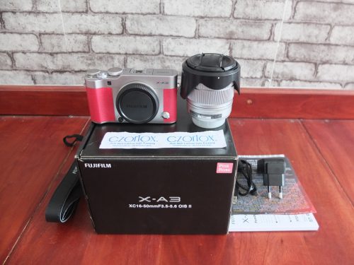 Fujifilm XA3 X-A3 Lensa 16-50mm Pink Rose | Jual Beli Kamera Surabaya
