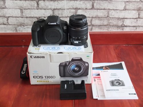 Canon 1300D Wi-Fi Lensa Kit 18-55mm Istimewa | Jual Beli Kamera Surabaya