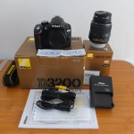 Nikon D3200 kit 18-55mm SC 2xx Dikit Banget | Jual Beli Kamera Surabaya