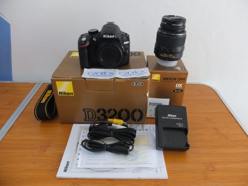 Nikon D3200 kit 18-55mm SC 2xx Dikit Banget | Jual Beli Kamera Surabaya