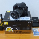 Nikon D3400 AFP 18-55mm VR II SC 17.xxx | Jual Beli Kamera Surabaya