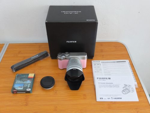 Fujifilm X-A10 Lensa 16-50mm Like New Istimewa Garansi Panjang