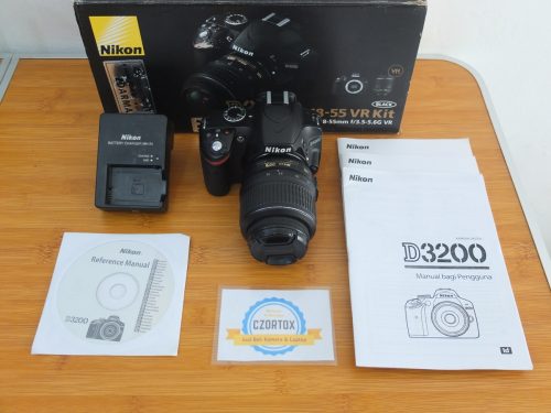 Nikon D3200 Kit 18-55mm VR SC 12.xxx Istimewa