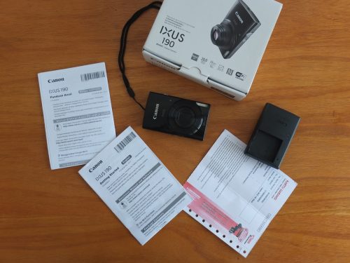 Canon Digital IXUS 190 Black Like New Garansi Minim Pemakaian