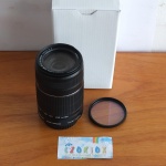 Lensa Tele Canon EF-S 55-250 IS II mm Mulus