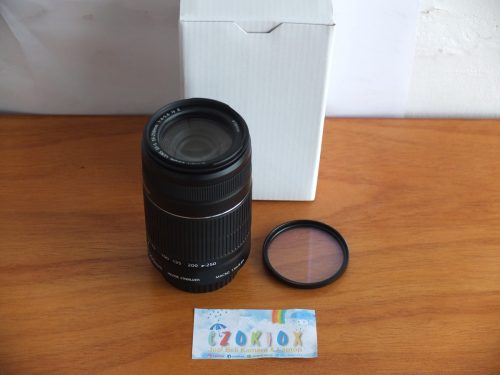 Lensa Tele Canon EF-S 55-250 IS II mm Mulus
