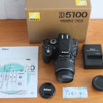 Nikon D5100 Kit AF-S Nikkor 18-55mm Mulus