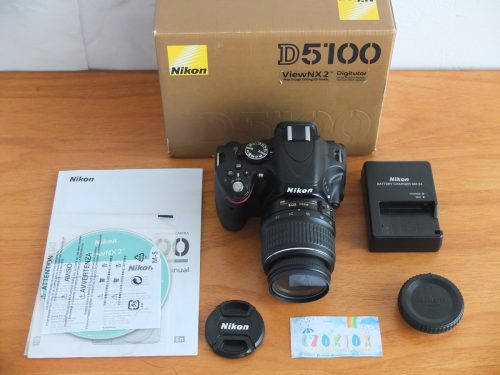 Nikon D5100 Kit AF-S Nikkor 18-55mm Mulus