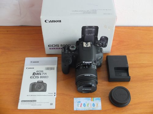 Canon 800D Kit 18-55mm STM Mulus Istimewa
