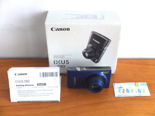Canon Digital IXUS 190 Blue Istimewa Masih Garansi
