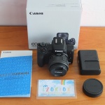 Canon M50 Kit EF-M15-45mm IS STM Umur 1 Bulan Like New