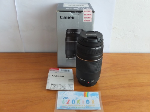 Lensa Canon EF 75-300 mm III Mulus Masih Garansi