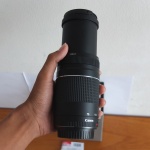 Lensa Canon EF 75-300 mm III Mulus Masih Garansi