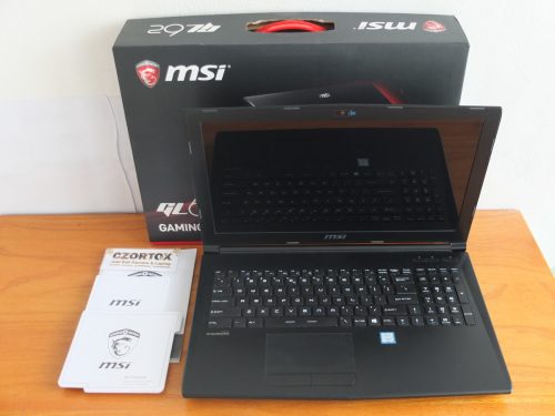 MSI GL62 7QF Core i7 7700HQ Ram 8gb GTX 960M 2gb