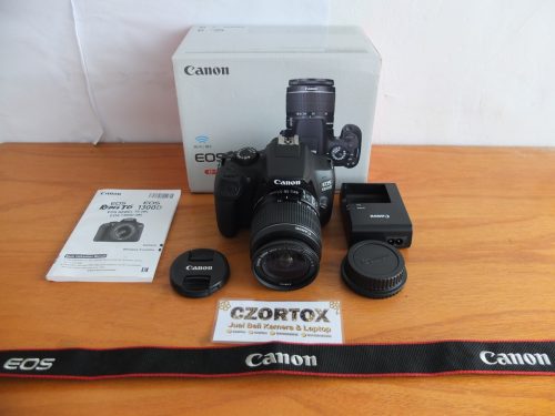 Canon 1300D Wi-Fi Lensa Kit 18-55mm Mulus