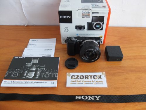 Sony A5000 Lensa 16-50mm OSS Black SC 800.an