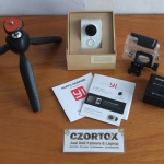 Xiaomi Yi Action Cam Internasional Bonus Charge Batre Dua Waterproff Tripod