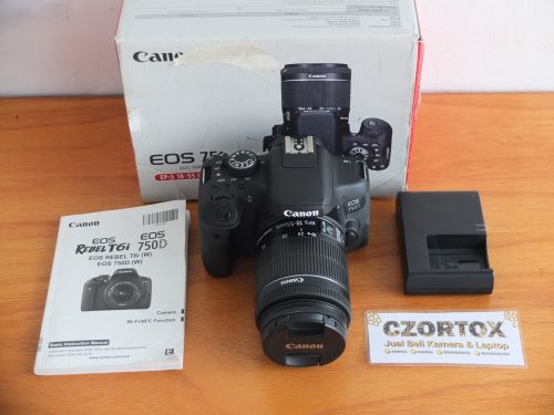 Canon 750D 18-55 mm STM Mulus