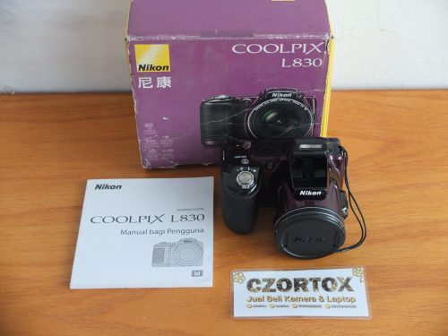 Nikon Coolpix L830 Purple Edition With Zoom Optical 34x Mulus