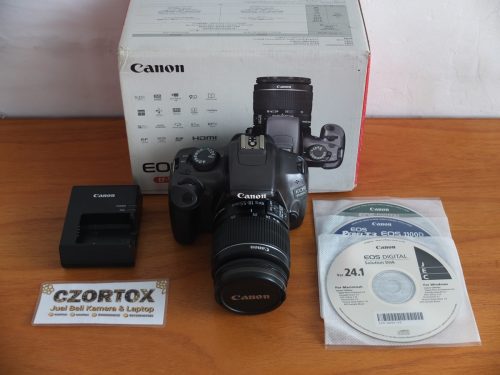 Canon EOS 1100D Lensa kit 18-55mm Mulus