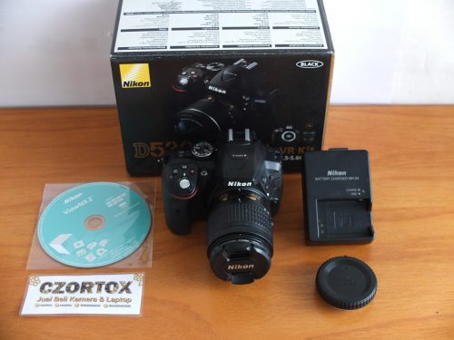 Nikon D5300 Kit AF-P 18-55mm Wi-Fi SC Rendah Mulus