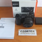 Sony A6000 Lensa 16-50mm OSS Black SC Minim Mulus