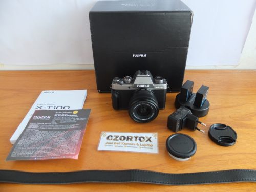 Fujifilm XT100 Lensa 15-45 Garansi Resmi Mulus