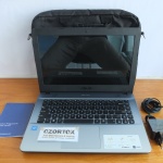 Asus X441M Intel Celeron N4000 Ram 4gb HDD 1tb Like New Garansi Sampai April 2021
