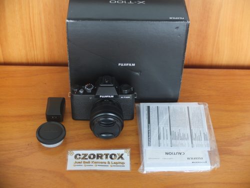 Fujifilm XT100 Lensa 15-45 EX Garansi Resmi Mulus