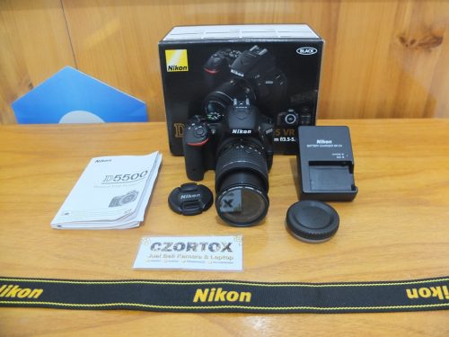 Nikon D5500 AF-P 18-55mm VR Kit Sc 1.Xxx Like New