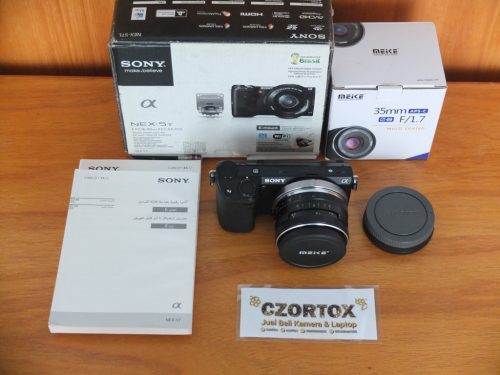 Sony Nex 5T Lensa Meike 35mm F/1.7