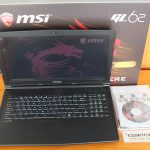 MSI GL62 Ci7-7700HQ Ram 16gb HDD 1tb + SSD 128gb GTX 1050 Ti