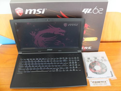 MSI GL62 Ci7-7700HQ Ram 16gb HDD 1tb + SSD 128gb GTX 1050 Ti