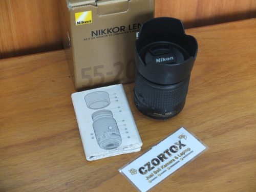 Lensa Nikon AF-S 55-200 VR II mm Mulus
