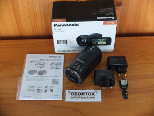 Panasonic HC-V770GC-K Camcorder Like NEW