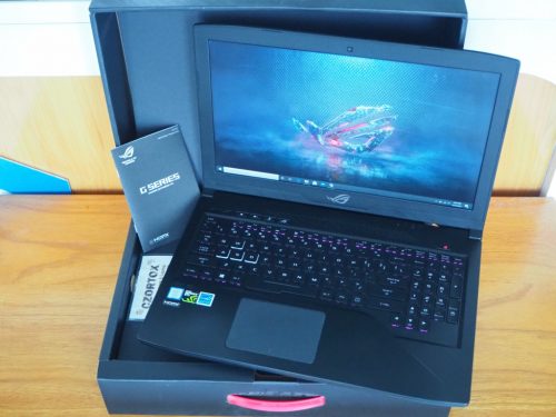 Asus ROG GL503G Core i7 8750H Nvdia GTX 1050Ti 4gb