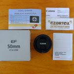 Lensa Canon 50mm F1.8 IS STM Mulus