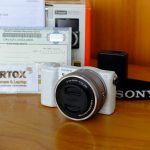 Sony A5100 Lensa 16-50mm OS White Like New