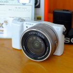 Sony A5100 Lensa 16-50mm OS White Like New