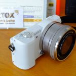 Sony A5100 Lensa 16-50mm OS White Like New