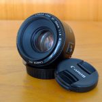 Lensa Canon EF 50mm f1.8 Mantab