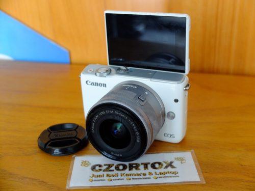 Canon EOS M10 Lensa Kit 15-45mm IS STM