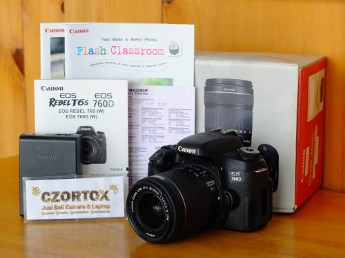 Canon EOS 760D Lensa 18-55mm