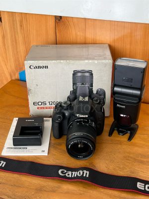 Canon EOS 1200D Kit 18-55mm IS II + Flash Nissin Speedlite Di622 for Canon ETTL