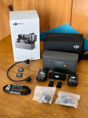 DJI Mic 2 Wireless Microphone (2TX + 1RX + Charging Case)